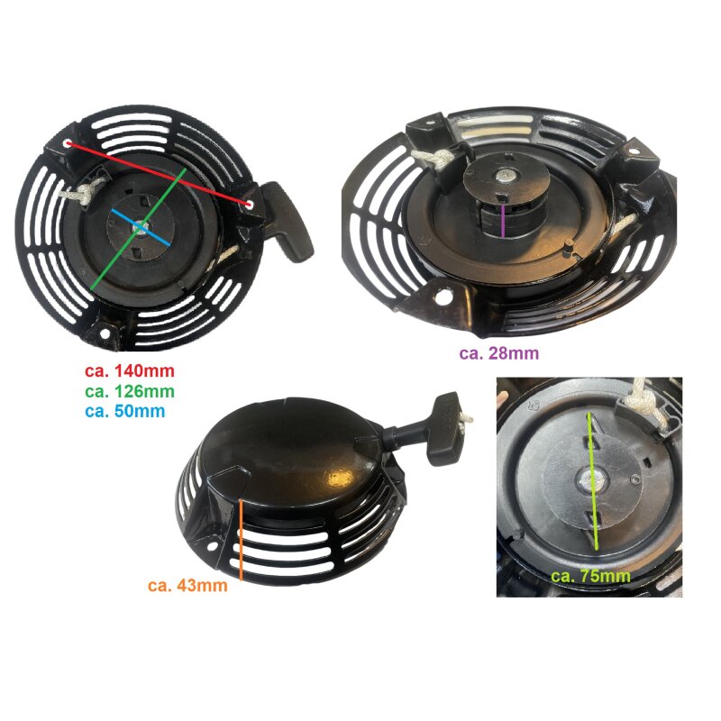 CROSSFER Reversierstarter Für 9 PS Benzinmotoren ? Produktbild-Vorschau 10