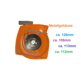 Starter f. Husqvarna 650, 770  Reversierstarter Seilzugstarter Anwurf Seilzug