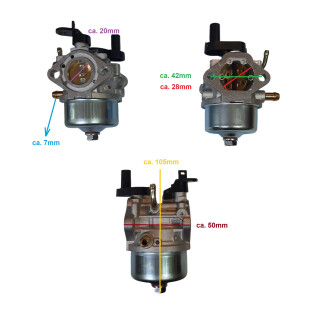 Vergaser fr B&S 801396, 801233, 801255, TORO, CCR2450, 3650, Rasentraktor, Mher