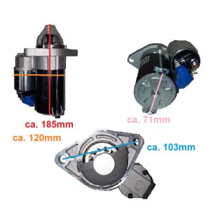 Starter Anlasser Elektrisch Koop Bagger fr Koop KD 192FC und KD192FC-1 Dieselmotoren 10PS QDY12028A