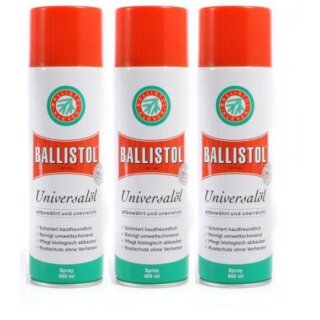 Öl,Ballistol, Universalöl,Werkstattöl, Spray 3x400ml