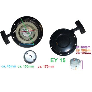 Starter & Tasse f EY 15 Robin u.. Reversierstarter Seilzugstarter Generator