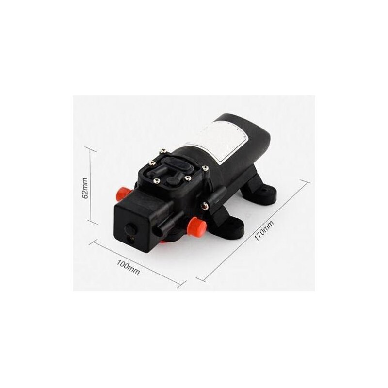 Pompe à Eau Haute Pression 12-24V, Moteur 555, 8 Bar - Neuve Sous Blister