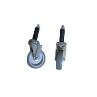Lenkrolle, Transportrolle, Geräterolle, 80mm, Expanderbefestigung, drehbar