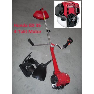 Motorsense 4 Takt Luchs 255 Honda GX35 Motor Freischneider Anitvibrationssystem