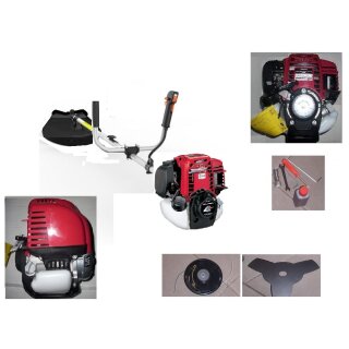 Motorsense 4 Takt Honda GX35 Motor Luchs 255 Freischneider Silver edition
