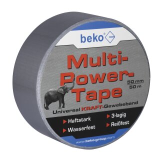 Beko Multi-Power-Tape 50 mm x 50 m, silber