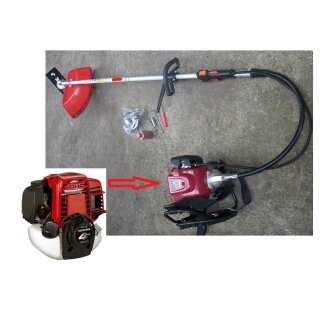 Motorsense 4 Takt rückentragbar Honda GX 35 Freischneider Rucksackgestell