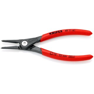 Knipex 49 11 A1 Seegeringzange Passend für Außenringe 10-25 mm Spitzenform gerade