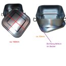 Edelstahl Lunchbox 740ml Brotdose Brotbüchse Bentobox quadratisch