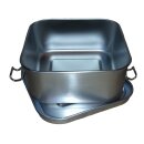 Lunchbox quadratisch 740ml Edelstahl Brotdose,...