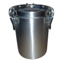 Vorratsbox Premium Edelstahl 500ml rund auslaufsicher...