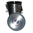 Vorratsbox Premium Edelstahl 500ml rund auslaufsicher...