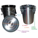 Vorratsbox Premium Edelstahl 500ml rund auslaufsicher