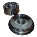 Futternapf Duo Premium Edelstahl 600ml + 200 ml rutschgehemmt rund