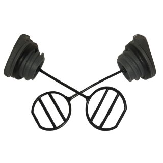 Husqvarna 235 236 240 Öl- & Benzindeckel Set – passgenaue Ersatzdeckel