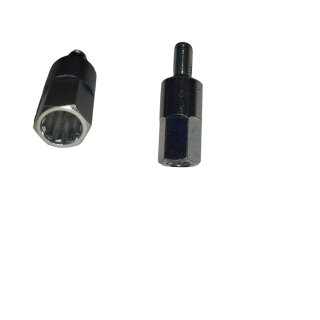 Adapter für Universalwinkelgetriebe für 11 Zahnwelle z.b. FS160, FS220