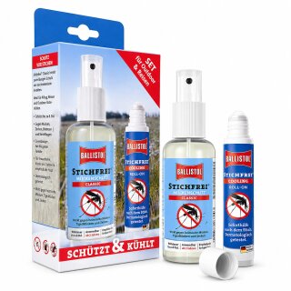 BALLISTOL Stichfrei Aktions-Set Classic + Cooling Roll-On