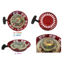 Starter Honda GX120-140-160-200 6 Loch Metall flach...