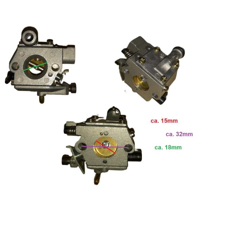 Vergaser Ersatzteile für Stihl 024 026 MS260, Benzin Kettensäge Luftfilter  Zündkerze Kraftstoffschlauch Kit Vergaser Luft Kraftstoffölfilter Satz mit