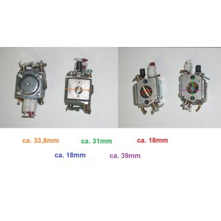Vergaser fr Husqvarna HS 350 251 370 Motorsgen, Kettensgen, Sge Motorsge, Benzinsge, Kettensge