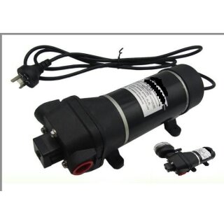 Druckpumpe,220V 0,5A Membranpumpe bis 17 Liter/min fr Wassersysteme, Pumpe