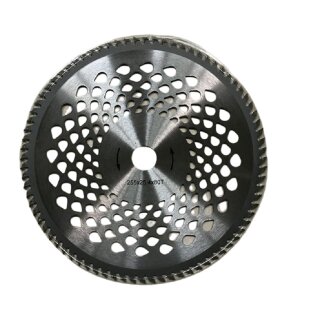 Hartmetallblatt 80 Zähne Grasschneideblatt,Motorsense,Freischneider 255x25,4x80T