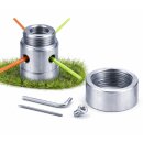 Universal 4-Fadenkopf aus Aluminium – Für 4mm...