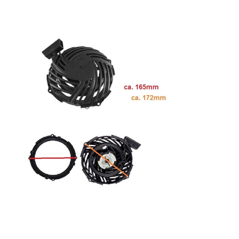 Seilzugstarter Ersatz Für Briggs & Stratton – Kompatibel Mit 593961, 591139, 08P502, 09P602 Motoren