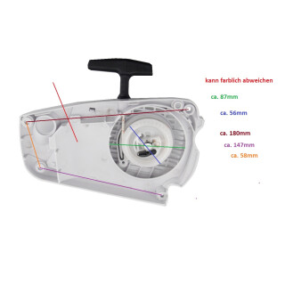 Starter f Stihl MS 192T 193T Reversierstarter Seilzugstarter Motorsge Anwurf