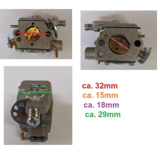 Vergaser fr Husqvarna Partner P360 P350S P340, WT-826 Motorsge, Kettensge, Sge Benzinsge