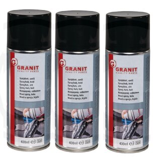 GRANIT Sprhfett wei 3x 400ML - Sprhfett fr bewegliche Teile